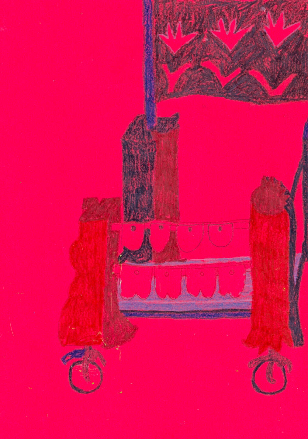 tegning av SĂžstra100, omsorgsbua (bibliotek)