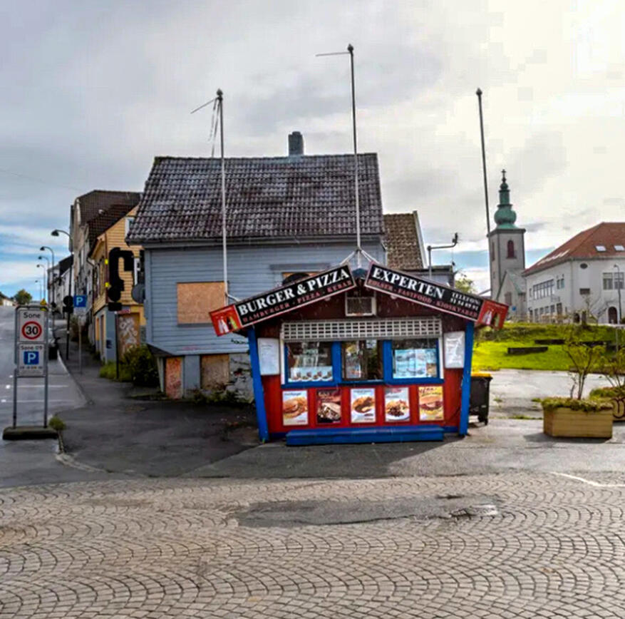 Hui Fen Guos kiosk på Nytorget