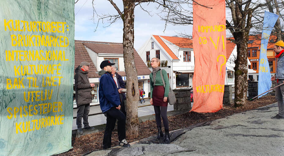 Kulturtorget Kulturtorget-protest